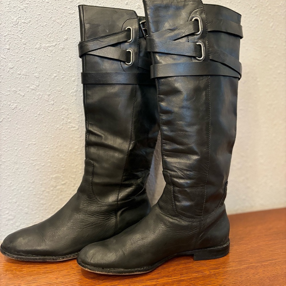 Coach Cayden Leather Boot Size 8